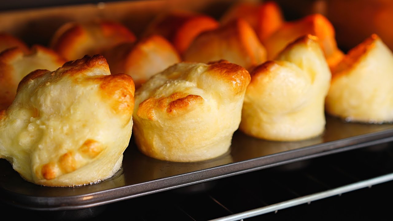 Пушистые, как облако! Всего 3 ингредиента! Очень дешево, просто и быстро!