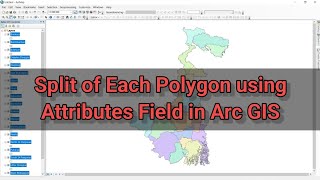 Arc GIS Tutorial  | Split of shape file using attributes field in Arc GIS | 2 way to extract polygon