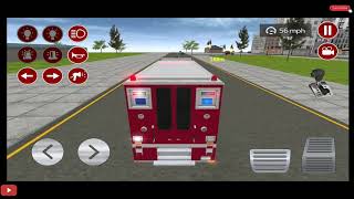 Fire Truck Driving Simulator 2020_Real camion de Bomberos Simulador_ Gameplay screenshot 5
