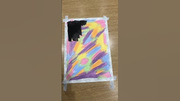 Make your own scratch card #shorts #halloween #scratch #art #paint #youtubeshorts #diy