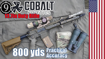 🥇Cobalt Kinetics "Pro Series" 13.7in Duty Carbine to 800yds: Practical Accuracy