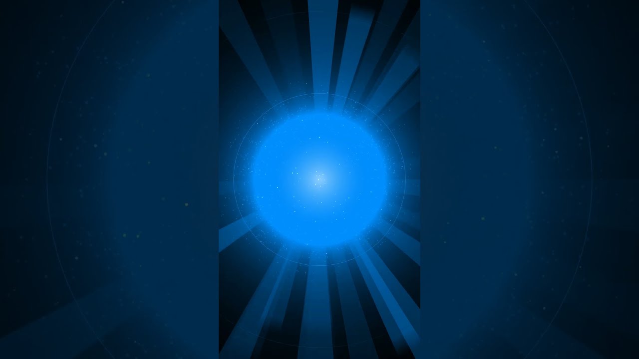 Blue Glowing Ball — Mesmerizing Pulsing Light | Ambient Relaxation & Meditation 