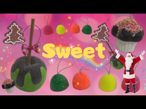 DECORACION NAVIDEÑA CON DULCES. SWEET XMAS DECORATIONS.