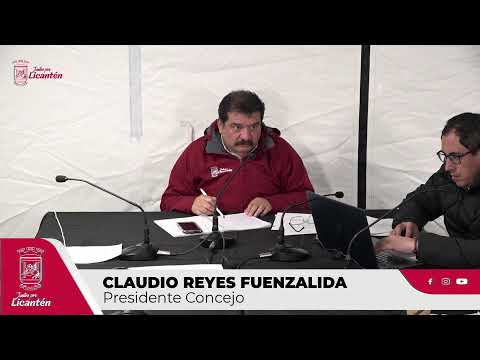 Concejo Municipal de Licanten Sesion Ordinaria N° 61