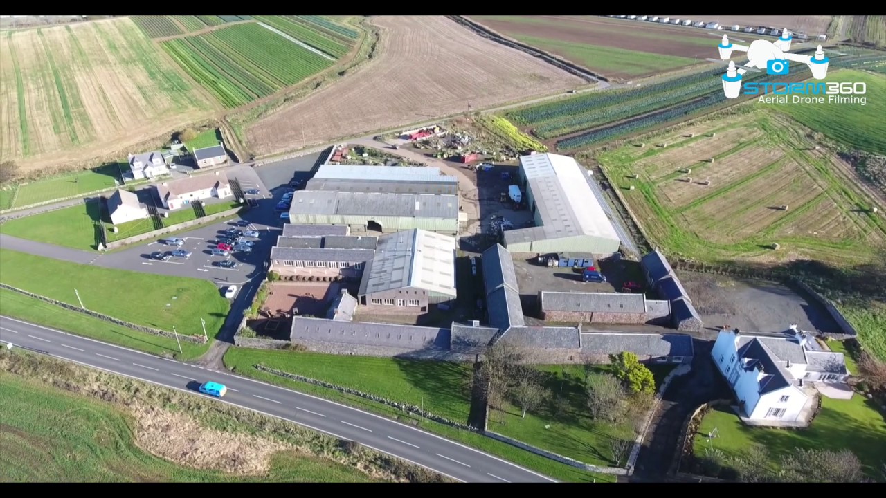 Dowhill Country Fayre Restaurant & Farm Shop By Turnberry, Ayrshire Drone Filming YouTube