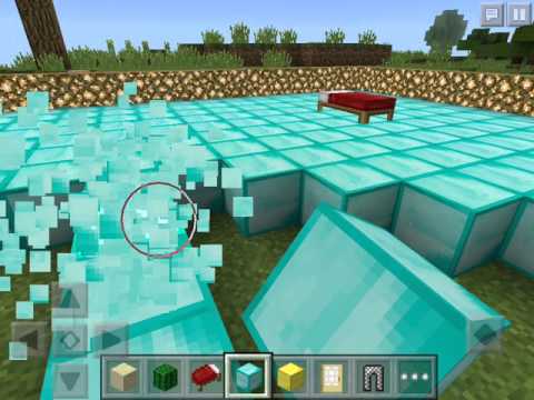 マインクラフト　ダイヤブロック 敷き詰め