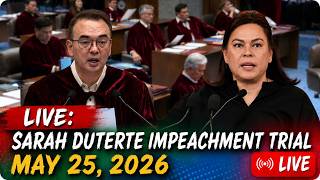 🔴 LIVE: Senate Impeachment Trial of  VP Sara Duterte