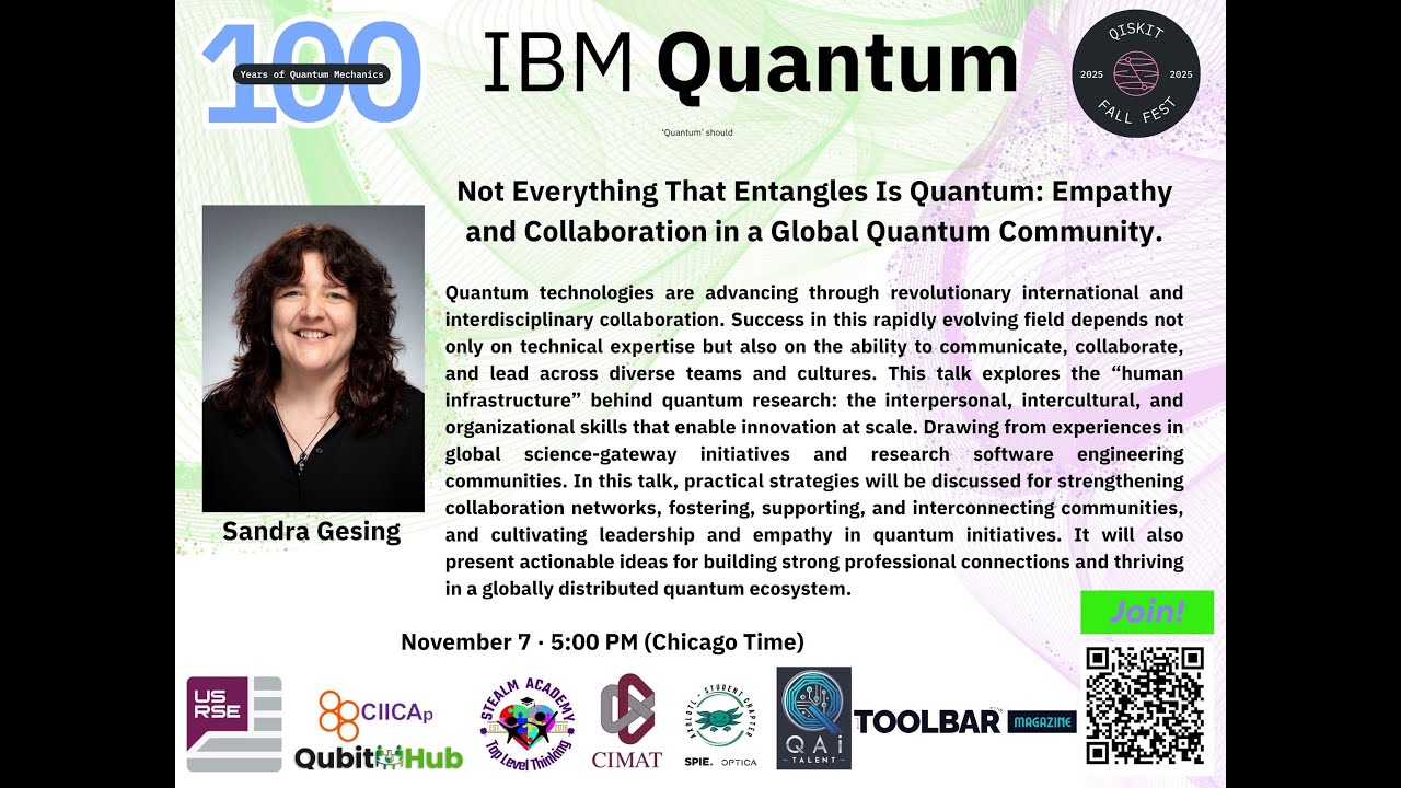 Dr. Sandra Gesing: Not Everything That Entangles Is Quantum