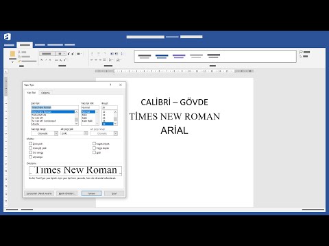 Video: Word'de yazı tipini nasıl daha koyu yapabilirim?