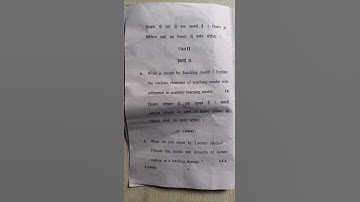 CRSU B.Ed 1st year learning and teaching paper june 2025👍👍.  #shortvideo #exam #mdu_offline_exams