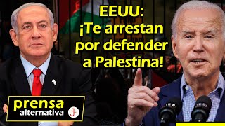 Son detenidos por protestar contra Israel!!