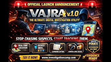 Vajra | Advance IP Grabber by Investigation Camp | The Power Of Investigation