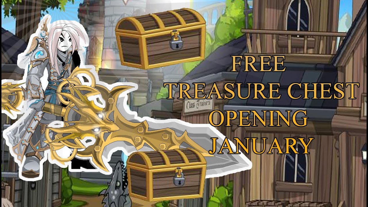 AQW FREE TREASURE CHEST OPENING JANUARY 2019MEMBER YouTube