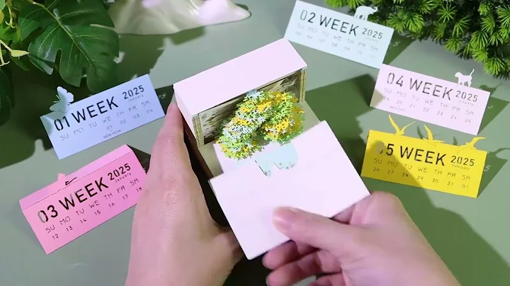 #Calendar 2025 #3D Notepad Sakura Treehouse #3D Memo Pad #Paper Notes #Christmas Birthday Novel Gift