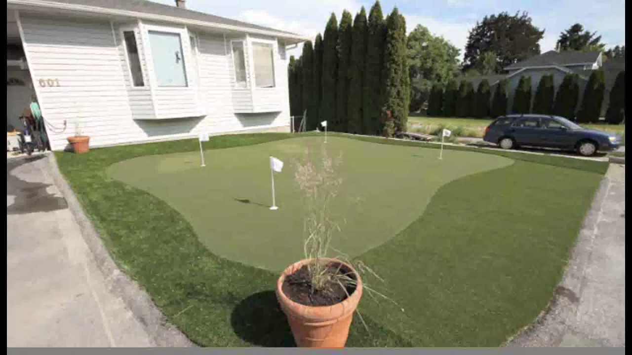 Synthetic Turf International Canada Putting Green Install YouTube