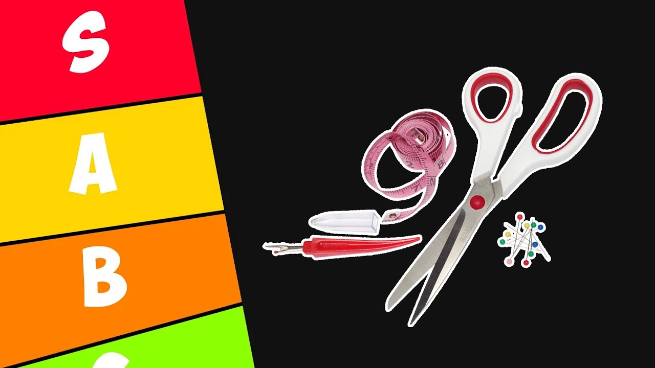 Ranking Every Sewing Tool l Tier List