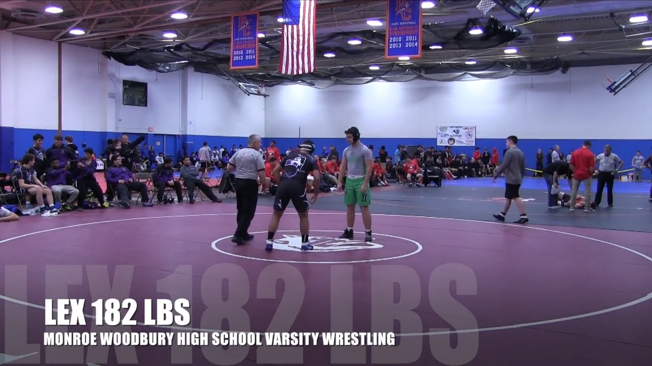MONROE WOODBURY VARSITY WRESTLING LEX VS IRVINGTON HIGH YouTube