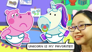Hippo Baby Day Care  Unicorn is MY FAVORITE BABY!!!