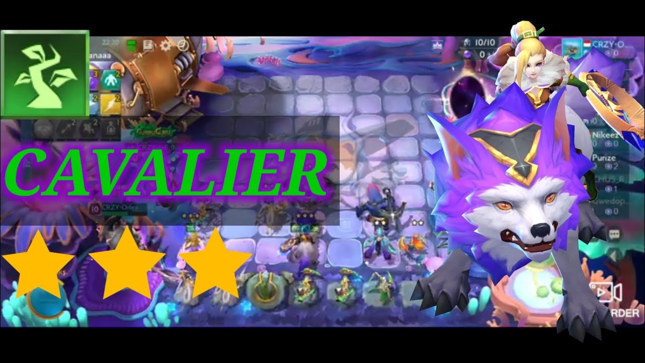 Combo Elf Cavalier auto win || Chess Rush