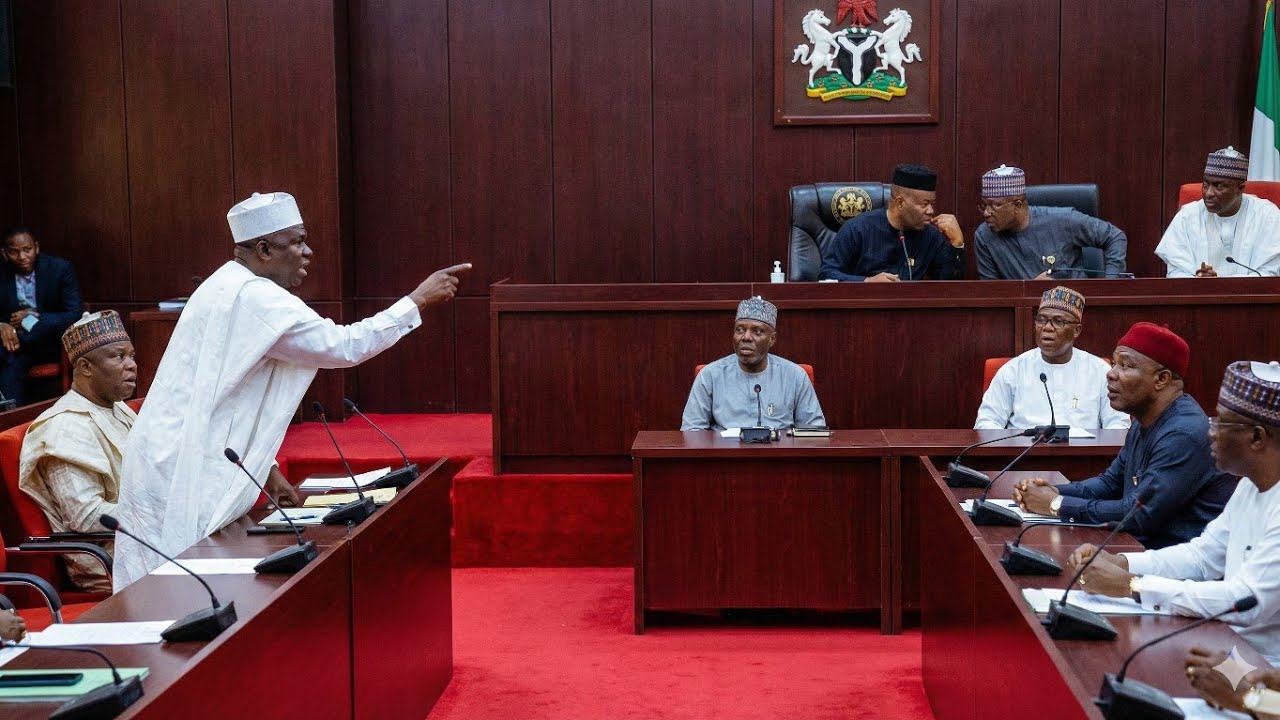 Cacar baki ya kaure a majalisa tsakanin Akbpabio da Danjuma Goje