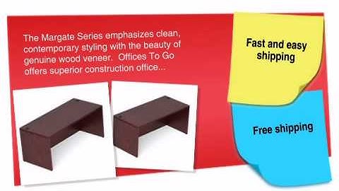 Margate 66" Rectangular Desk Shell - ofconcepts.com