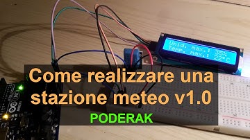 Come realizzare una stazione meteo v1.0 - Poderak