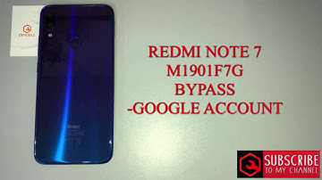 REDMI NOTE 7/M1901F7G unlock frp miui 10/version 9 google account