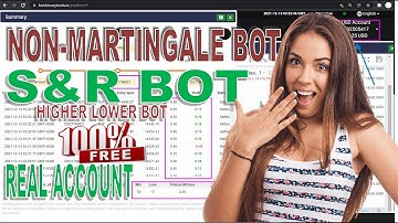 NON-MARTINGALE BOT⚡S&R BOT BOT⚡FOR SMALL BALANCE ACCOUNT⚡BINARYTOOLS.IO BOT IN REAL ACCOUNT🔥🔥🔥