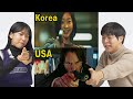 KOREANS REACT TO Actions Scenes in movies!! USA vs Korea!