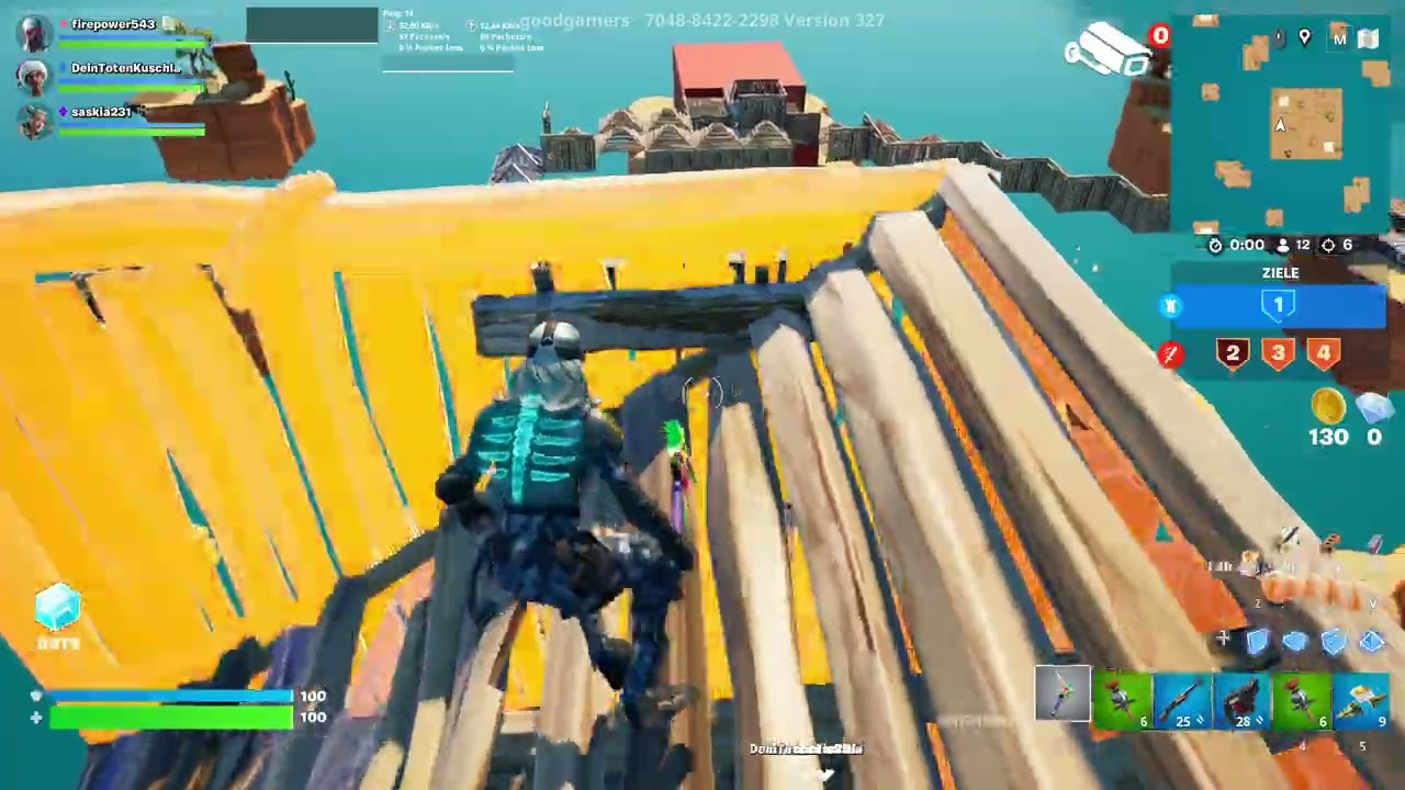 Fortnite Bedwars Gameplay PC Strong Team