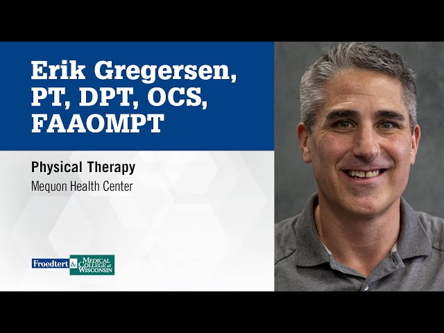 Watch Erik Gregersen, physical therapist on YouTube.