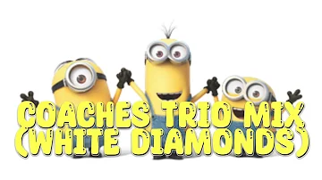 White diamonds coaches trio.
