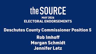 Deschutes County Commissioner Position 5 Interview: Rob Imhoff, Morgan Schmidt and Jennifer Letz