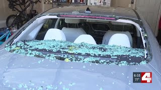 ‘Golf-size balls just pelting’; West County homeowners spend Monday cleaning up after storms hit...