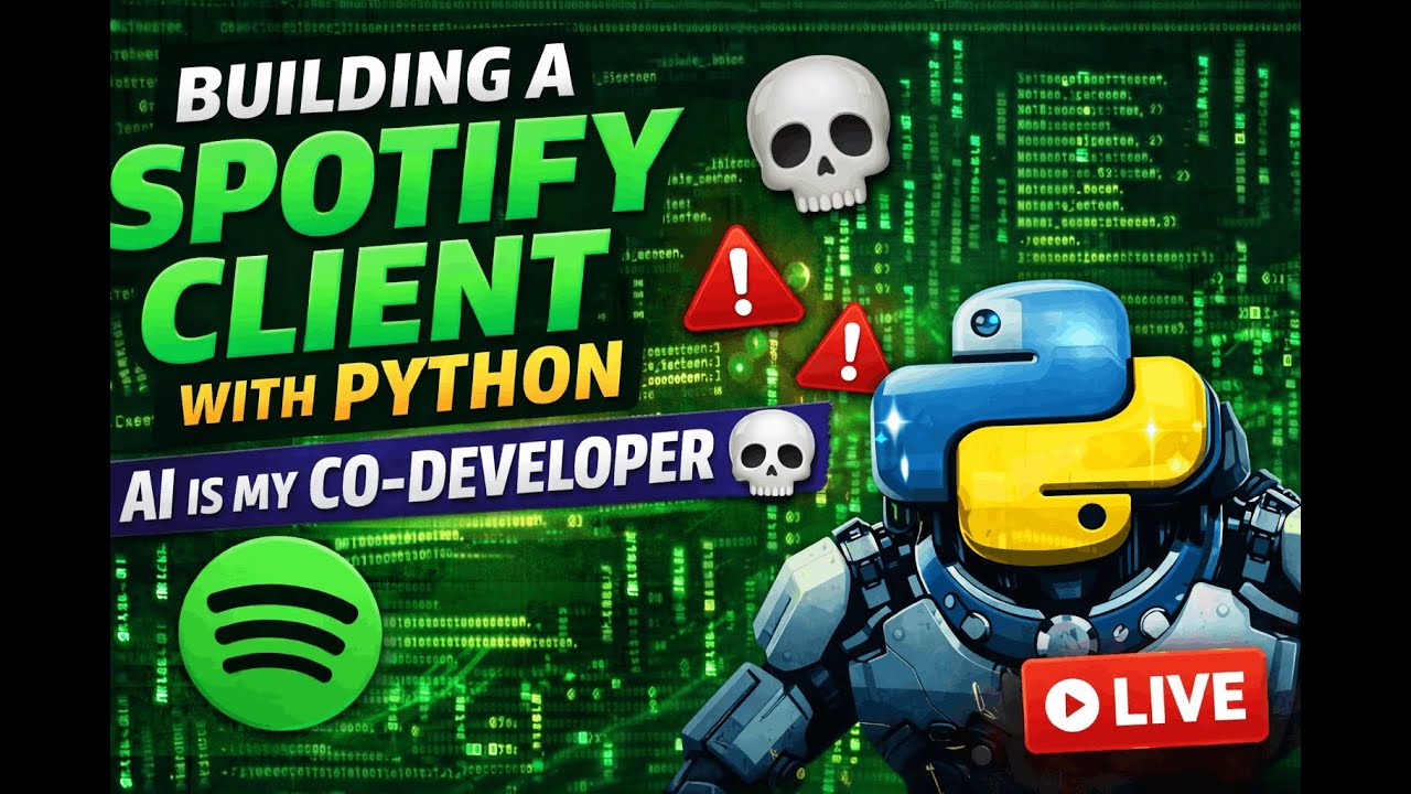 Building a Spotify Client with Python (AI Is My Co-Developer 💀) - YouTube