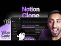 🟢 Let's Build a Notion Clone with AI Agents! | Beginner Series Ep #10 (Cursor, Clerk, MCP, B2B Saas)