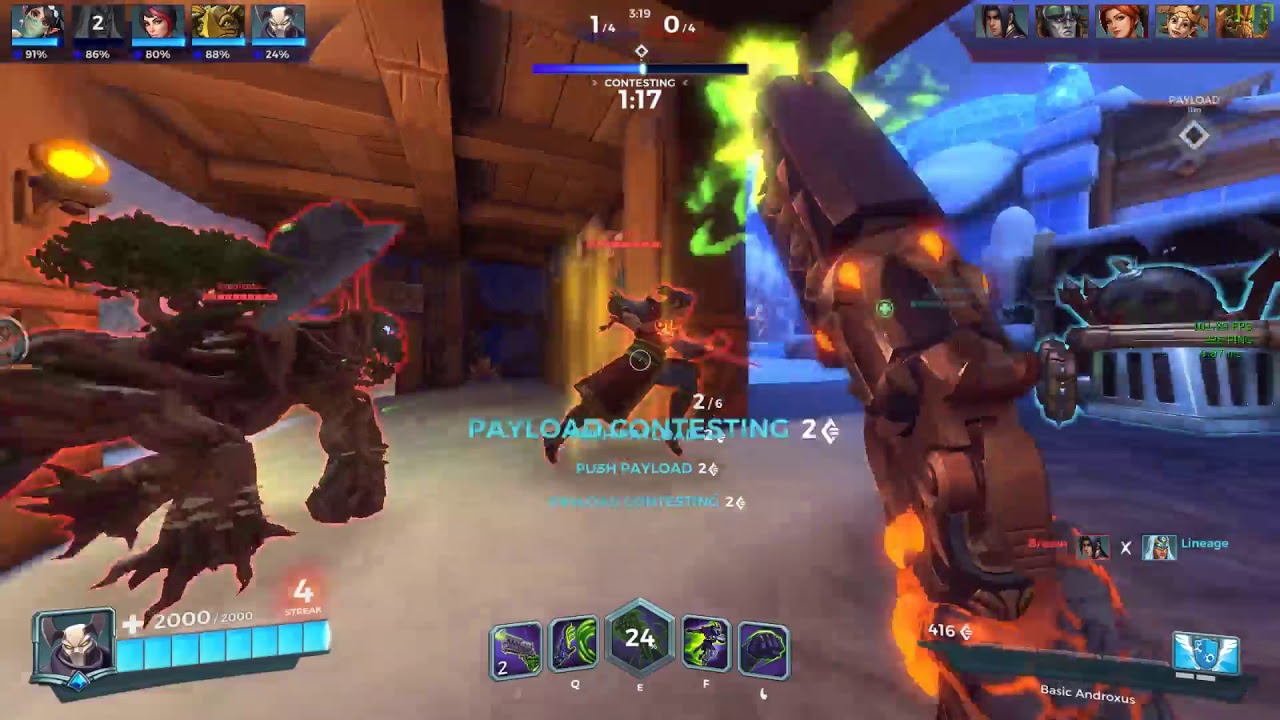 Paladins OB Patch 64 PTS - Androxus New Skin Imperator | First Look Gameplay