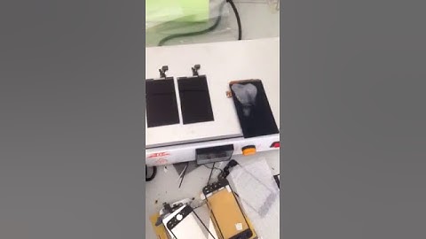 Frozen separating  machine , after separated , lcd change process