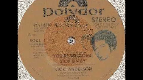 Vickie Anderson  - You're Welcome, Stop On By
