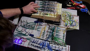 Building a transistor breadboard computer!