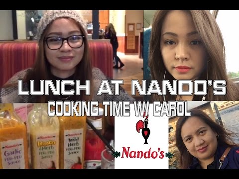 It's Cooking time with Carol | Lunch at Nando's Cardiff (27-JAN-2016)