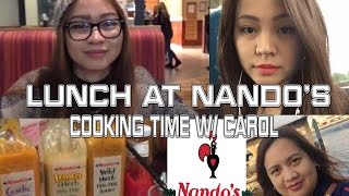 It's Cooking time with Carol | Lunch at Nando's Cardiff (27-JAN-2016)
