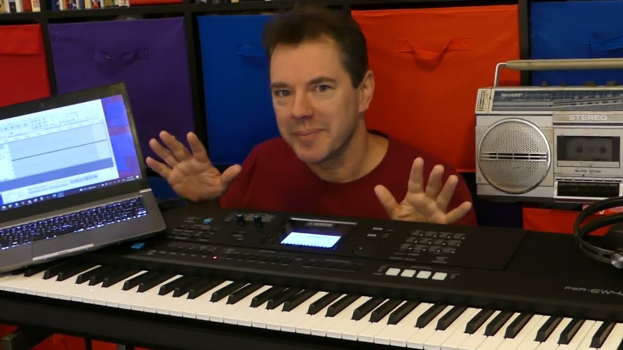 Yamaha PSR-E473 direct USB recording: Easy!