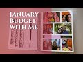 January Low Income Budget Set Up ||  How to Budget  ||  Budget for Beginners || Zero Based Budget