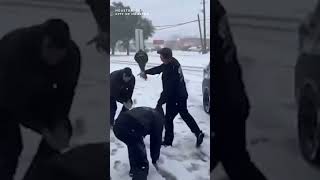 Rare winter weather brings snow to unlikely places across the country