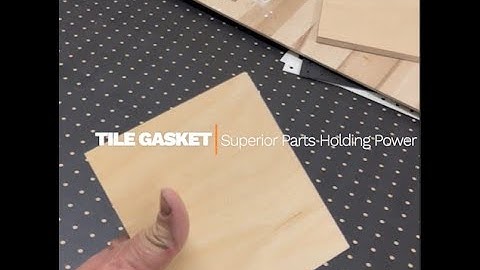 Parts holding power of Tile Gasket on CNC Routers Vacuum Tables