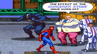 SpiderMan: The Video Game All Bosses (No Damage With Ending) Arcade