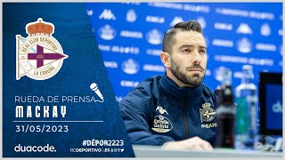 Rueda de prensa de Ian Mackay. 31.05.2023