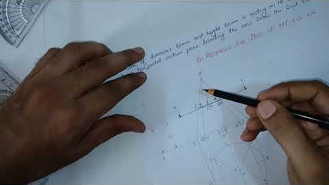 Problem 3.10 KTU-Engineering Graphics-Module-3; Section & Development of solids