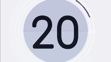 Countdown 20 seconds | Film Intro | Copyright free | for movie maker [video creator] | 321 go (beep)